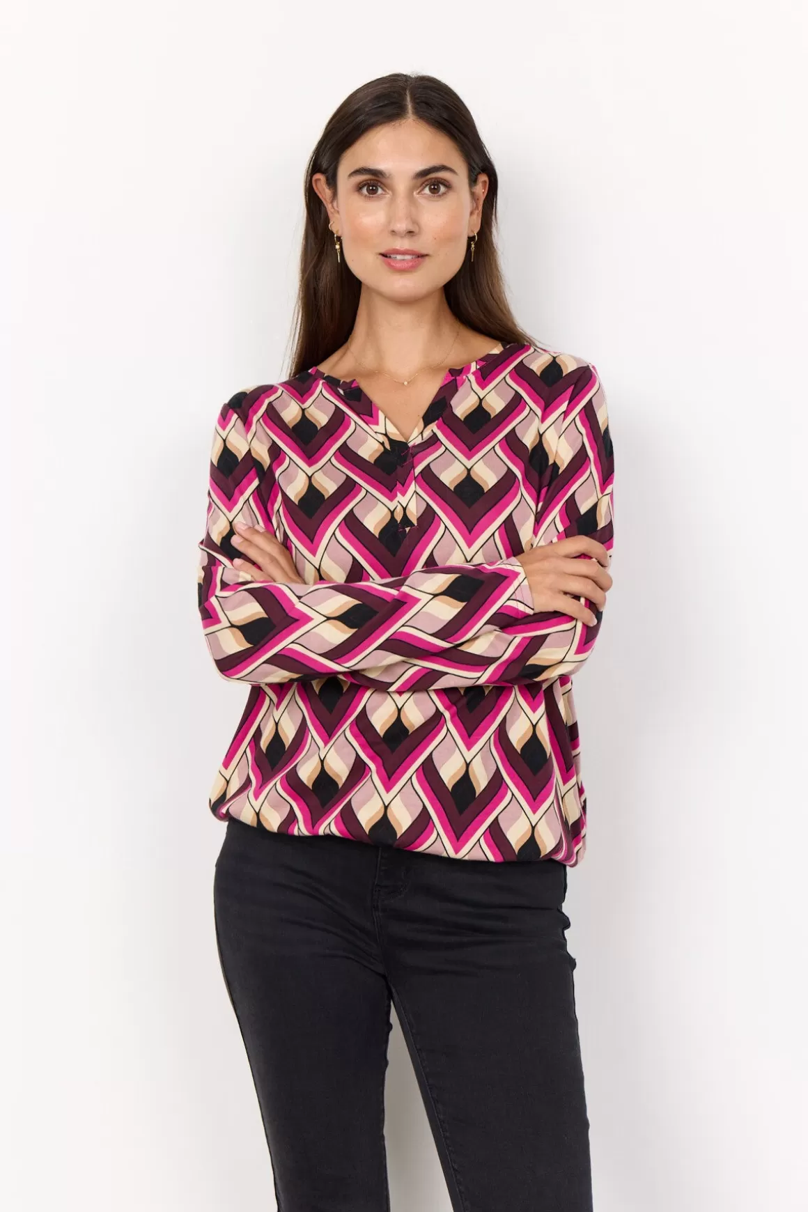 SC-FELICITY AOP 481 Blouse -Soyaconcept Outlet