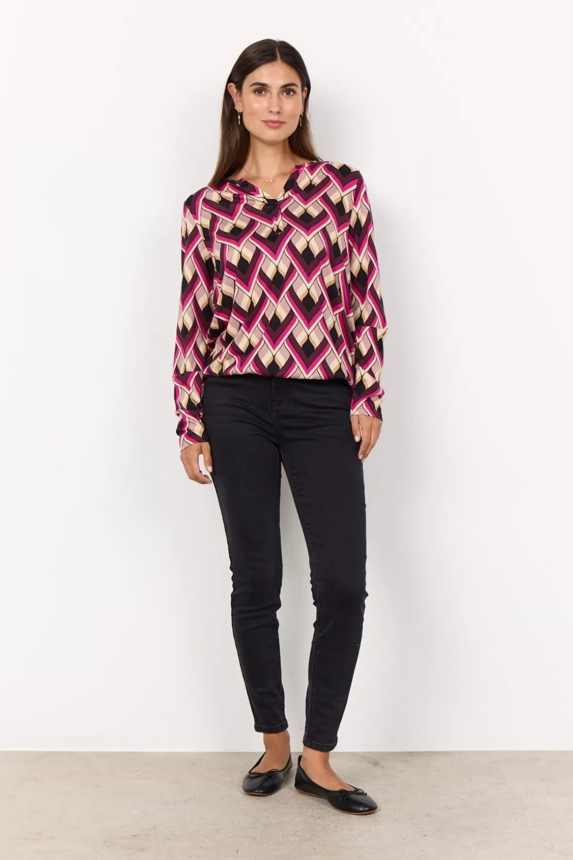 SC-FELICITY AOP 481 Blouse -Soyaconcept Outlet