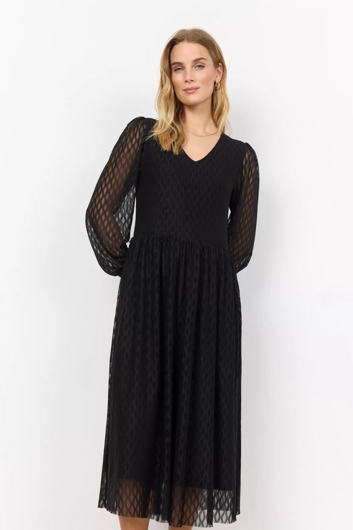 SC-NIDINE 2 Dress Black-Soyaconcept Cheap