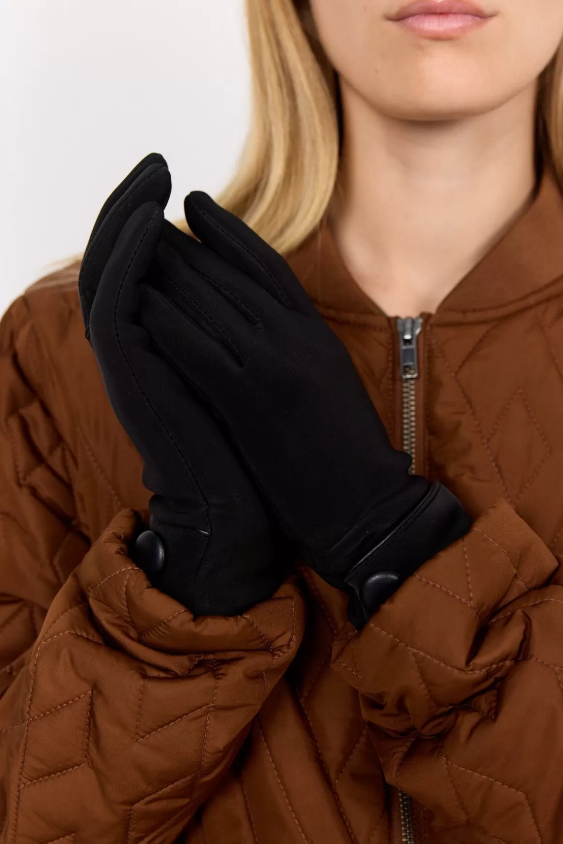 SC-NIE 1 Gloves Black-Soyaconcept Flash Sale